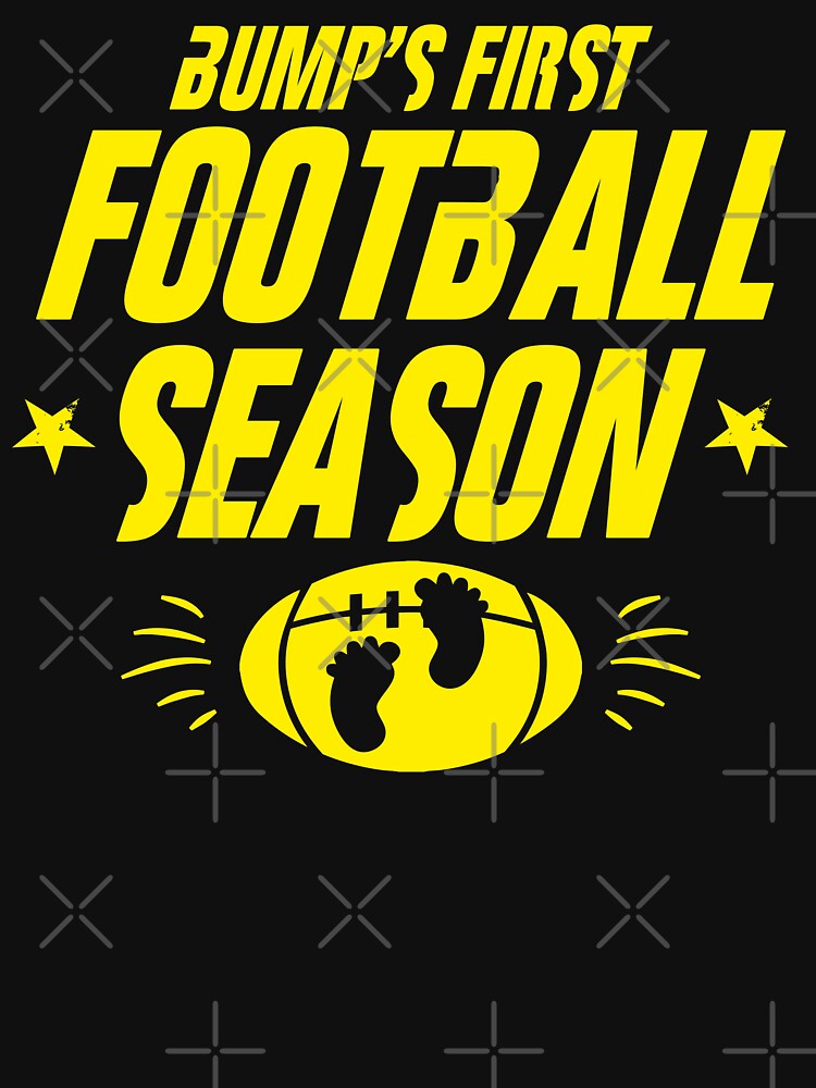 Bumps first football season funny and bright gift for mom and dad to be by alenaz