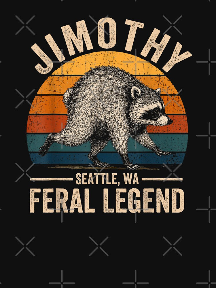 Jimothy Raccoon Seattle Feral Meme by Foxintheloart