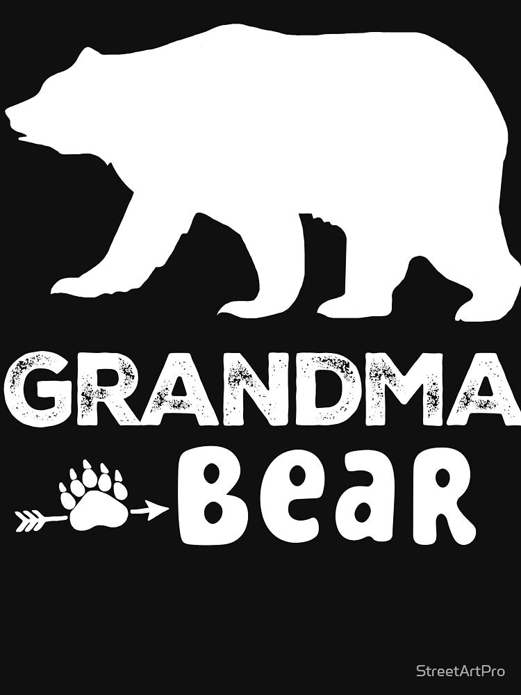 Funny Grandma Bear Mother's Day Gift Shirt T-Shirt by StreetArtPro