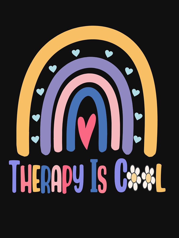 Therapy Is Cool Self Care Mental Health Awareness Gift Women T-Shirt by Kummy Bear Shop
