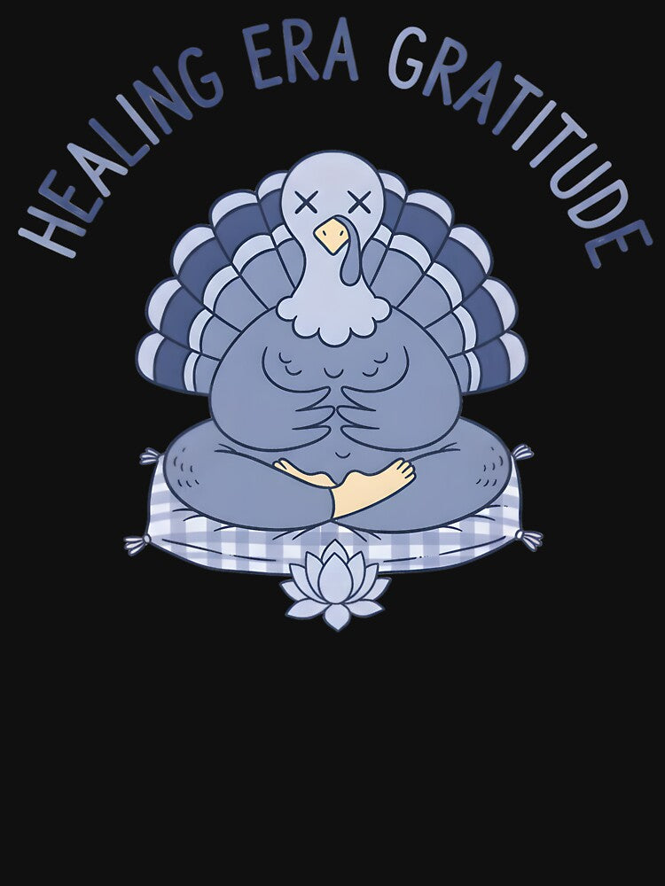 Healing Era Turkey in Meditation Pose by AnnDesignStudio