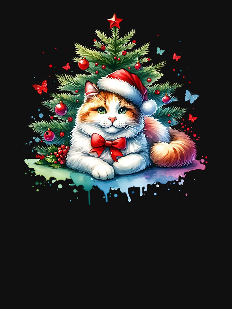 Cute Cat Christmas by FunnyDsgn