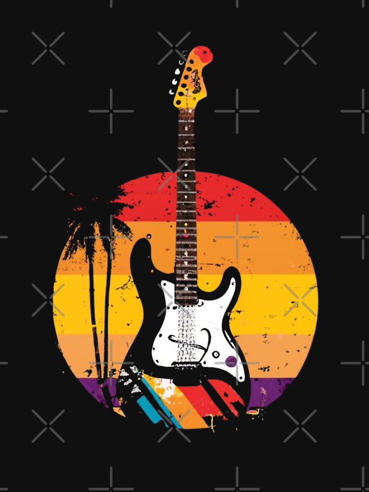 Electric Guitar and Sunset by Sketch-Shack