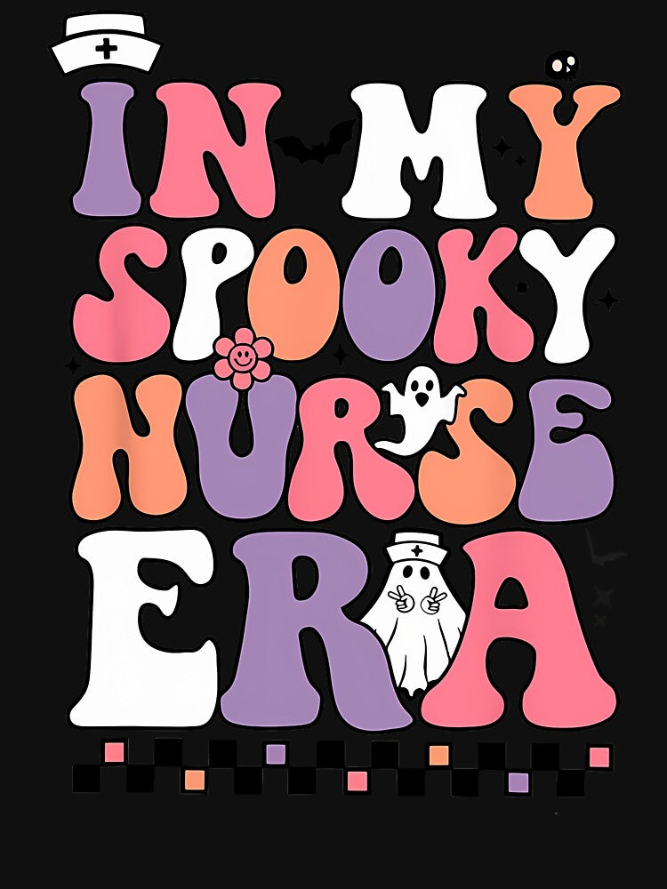 In My Spooky Nurse Era Halloween Groovy Ghost Spooky Nurse by lirdondedejg