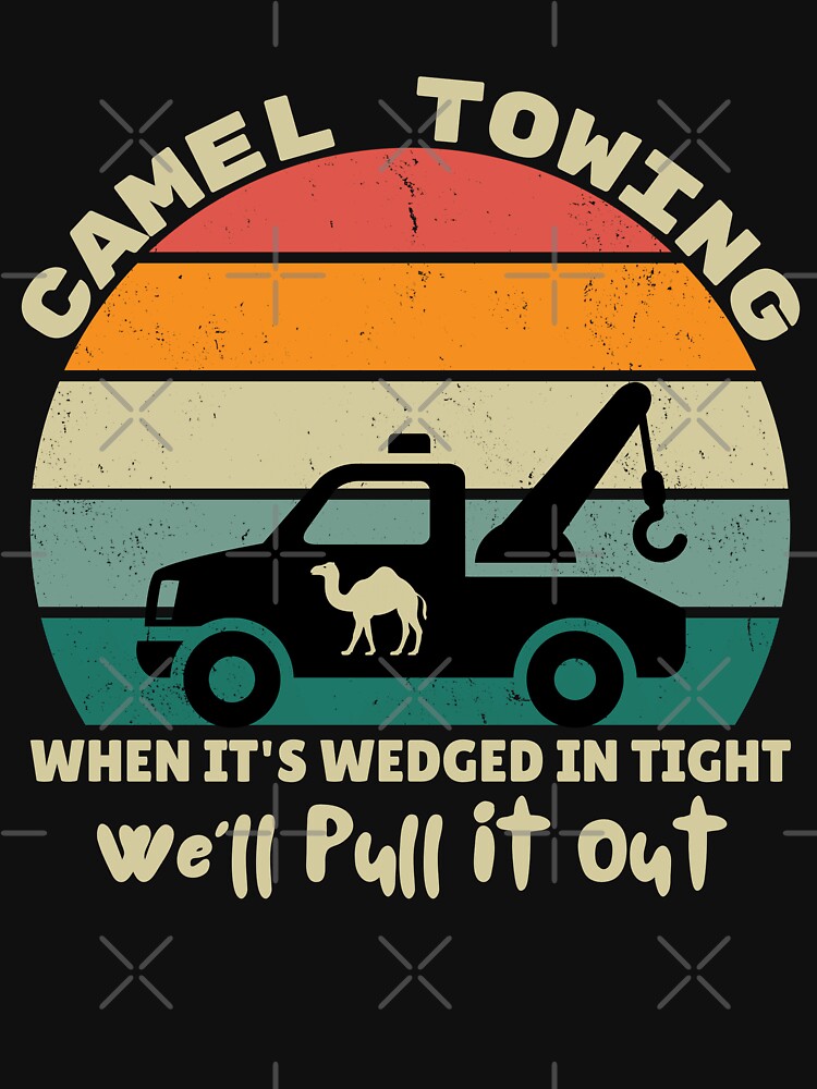 Camel Towing Retro Adult Humor Saying Funny Halloween by LUX2Boutique ★★★★★
