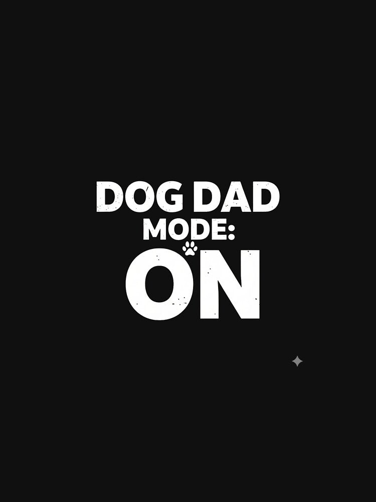Dog Dad Mode On Shirt for Men by CustomViva