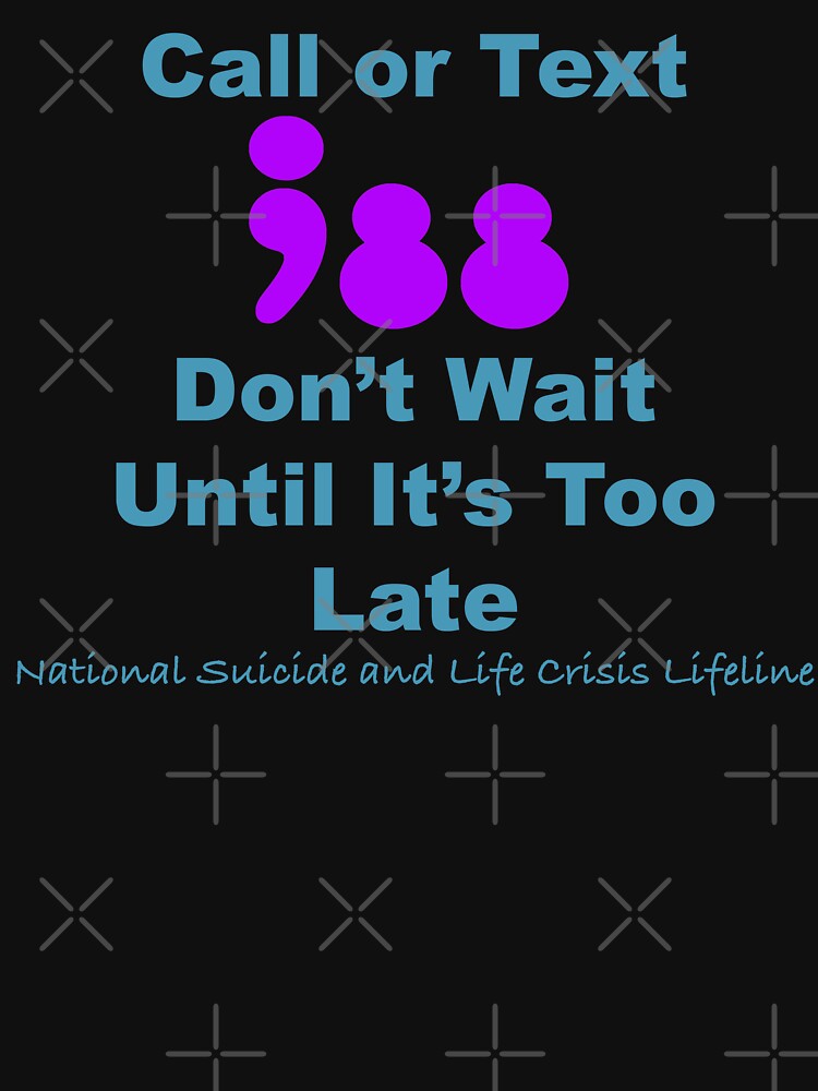 988 Suicide and Life Crisis Lifeline by BrittanyRathel