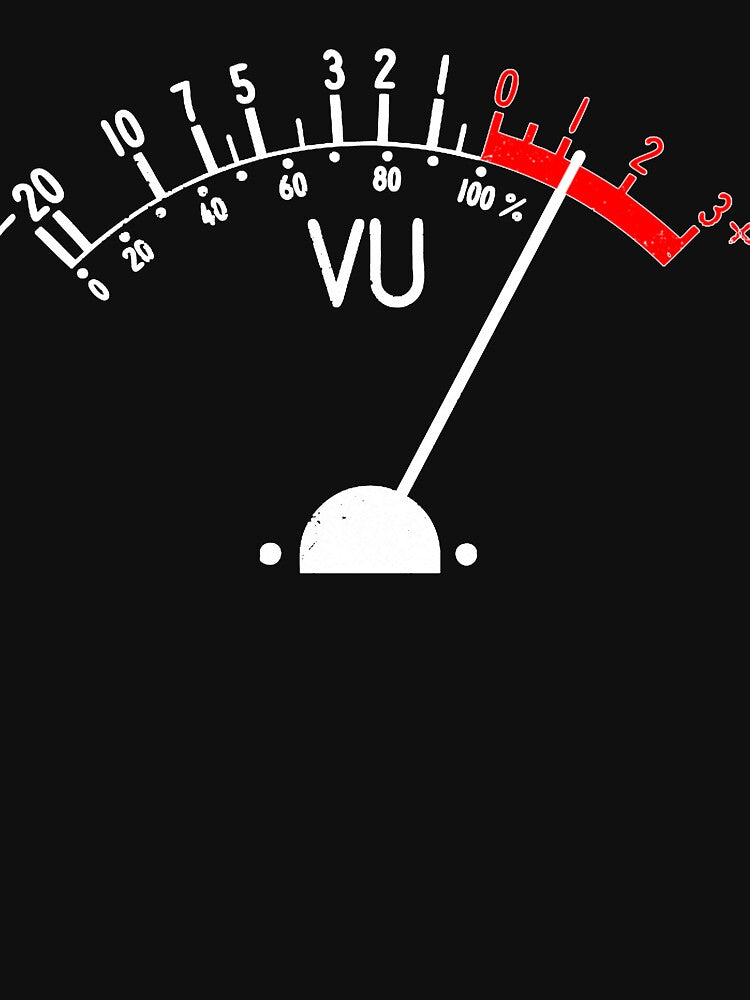 Vintage VU Meter (distressed white) by thomabiondo