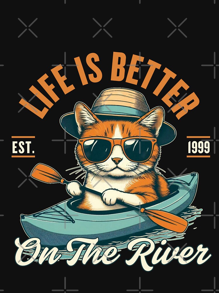 Canoe cat on the river by Peerless-Prime