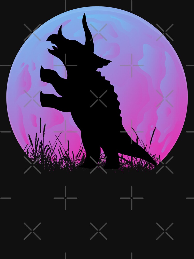 Triceratops Dinosaur T-Shirt by BSFT