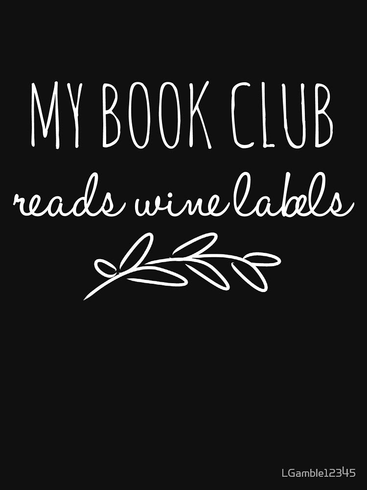 Awesome Book Club Wine Labels gift by LGamble12345