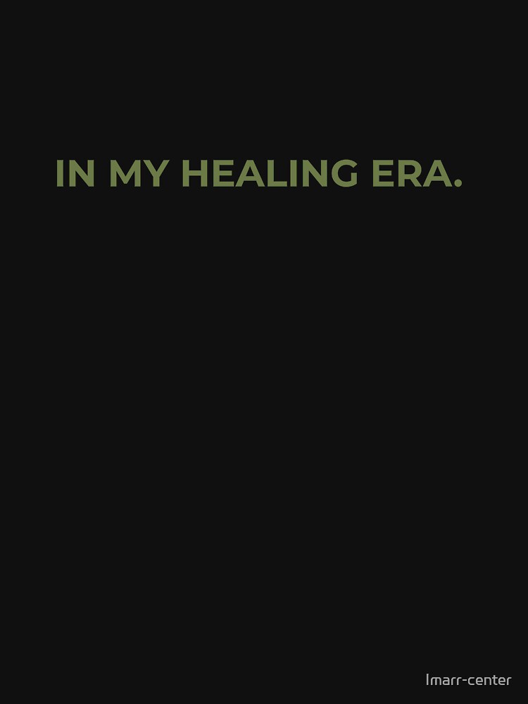 In My Healing Era – Minimalist Typography Design by Imarr Boutique