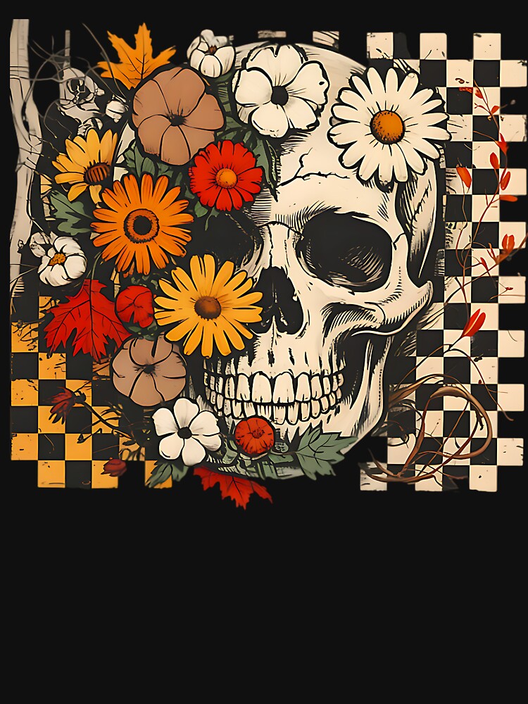 Floral Halloween Skeleton by Kyzed