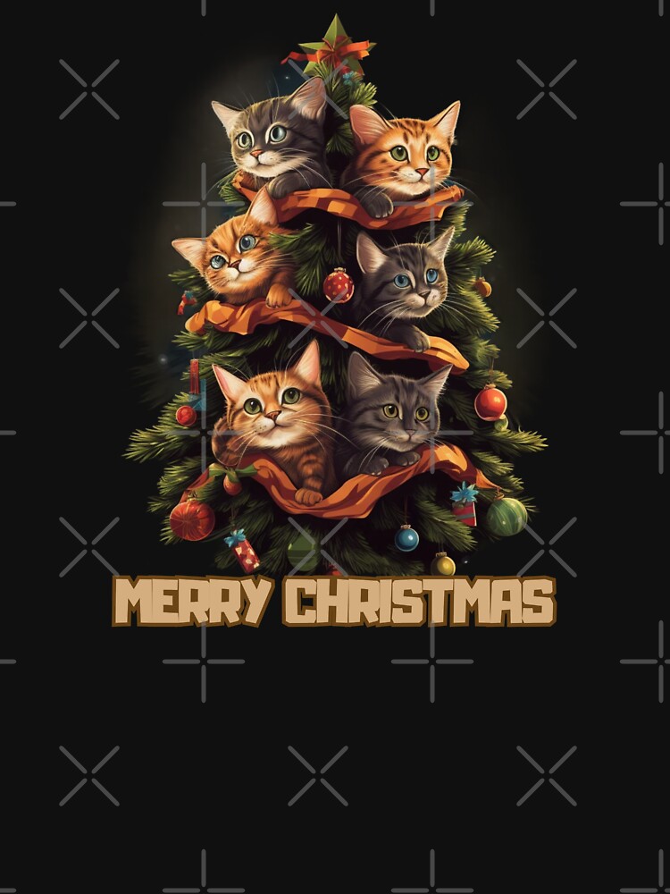 Christmas cat tree, Meowy Christmas, Merry Christmas by OnionsFamily