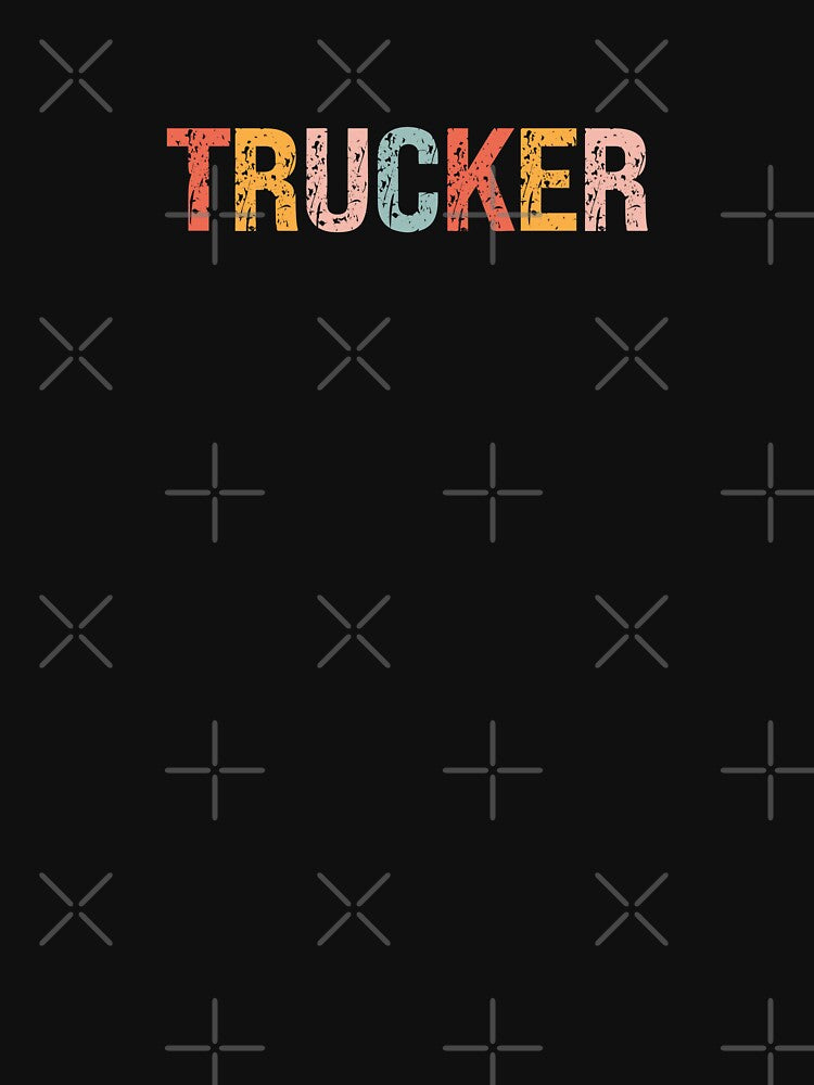 Colorful Trucker Text by kelvinmunene13