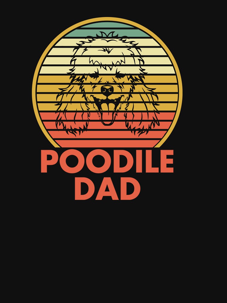 RETRO POODLE DAD POODLE DOG DAD by sobriowslen