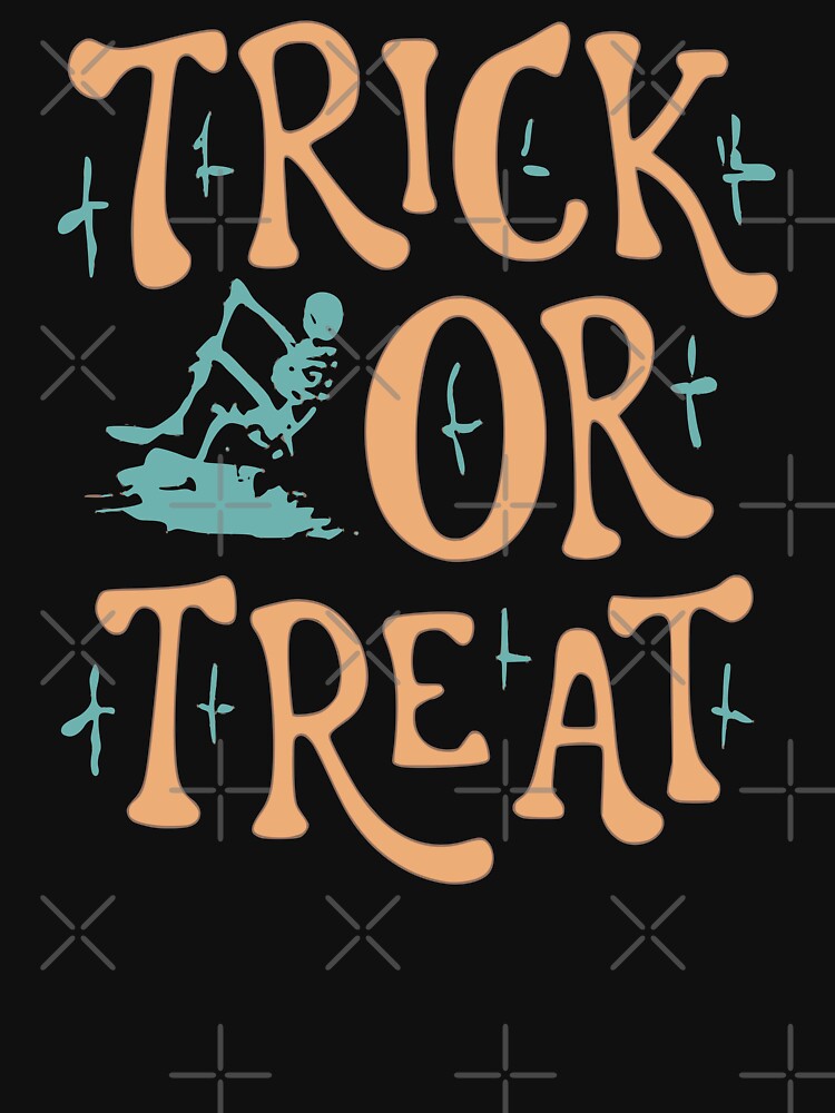 Skeleton trick or treat by Arrain