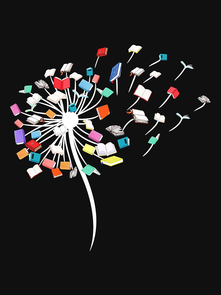 Book Lover Dandelion Librarian Teacher by Voddaly15