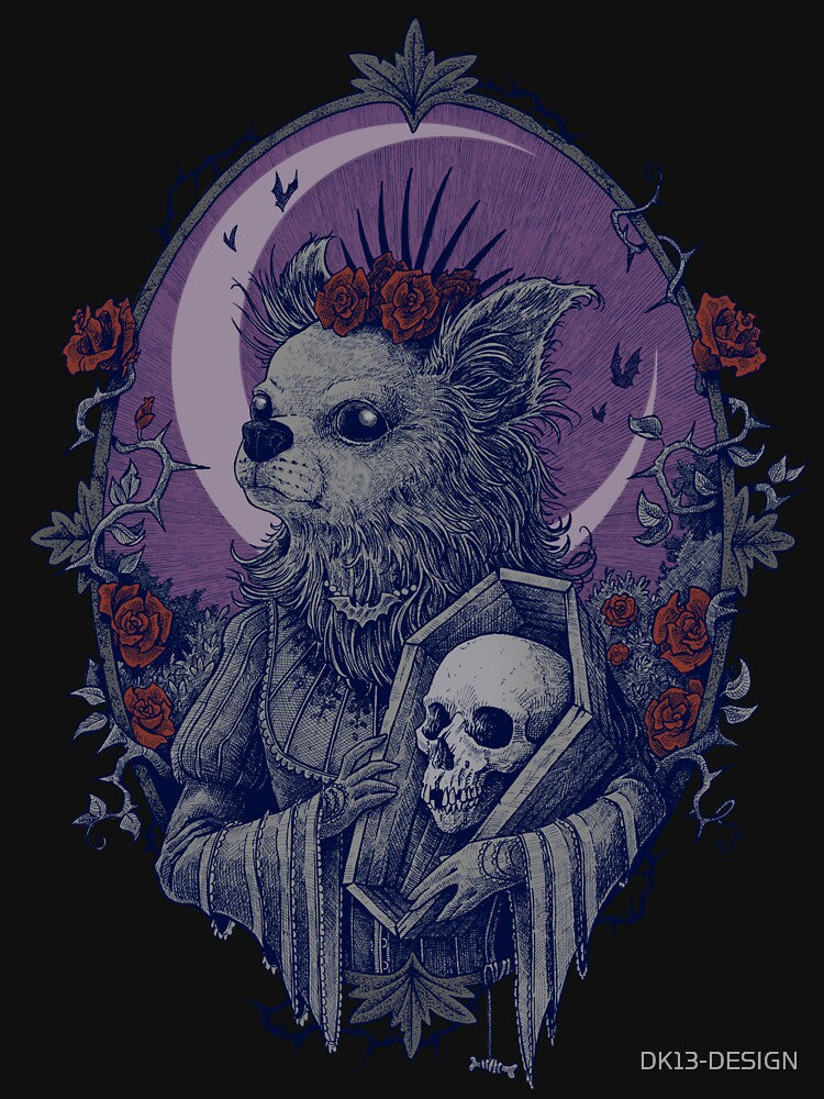 Goth Chihuahua by DK13-DESIGN