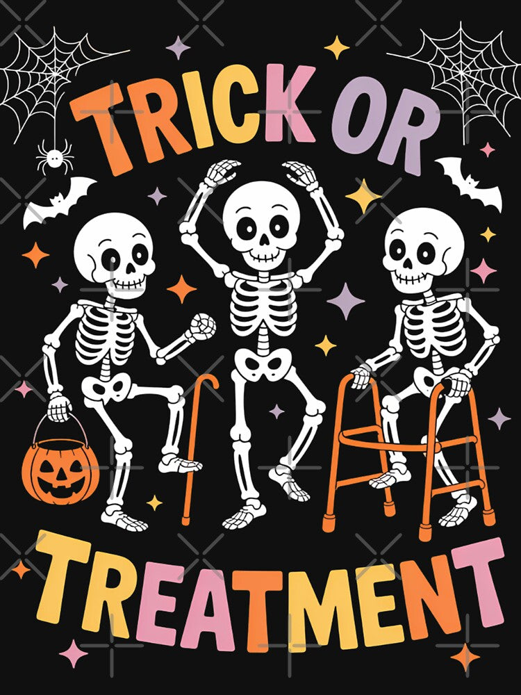 Physical Therapy Therapist Halloween Skeleton by CookWorldLaughs