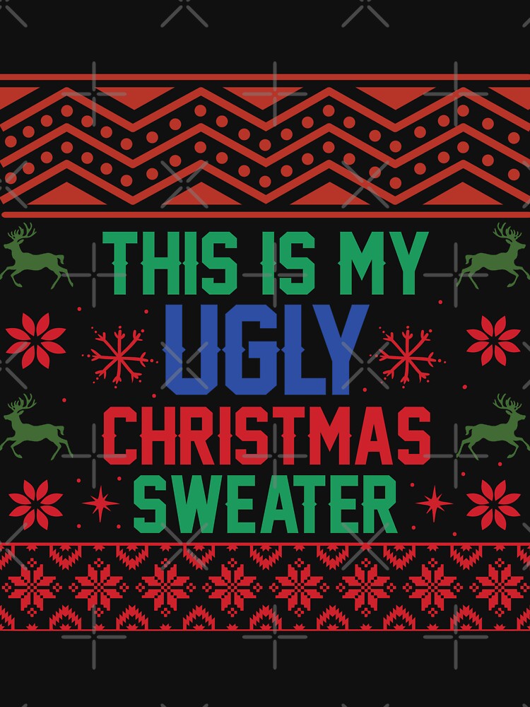 This is my ugly christmas sweater ugly Christmas sweater holiday design by Dominika Farkašová