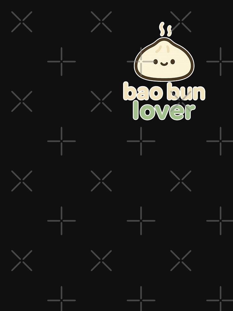 Cute Bao Bun Lover Neon Kawaii Foodie Design by RedCircleArt