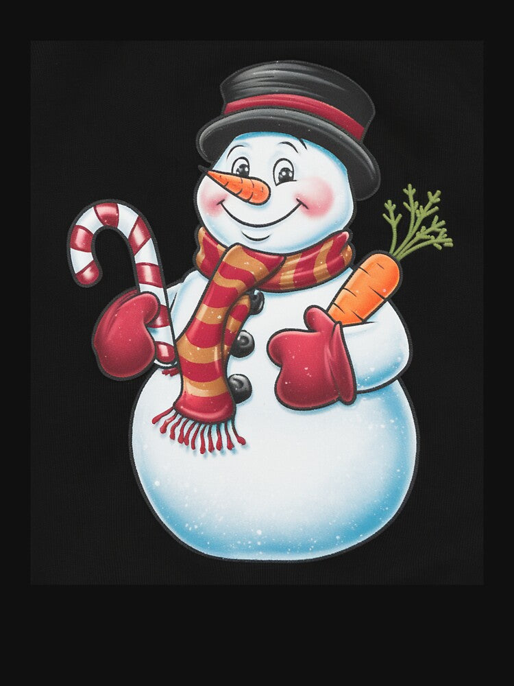 Happy Cartoon Snowman by ArtFromMyHart