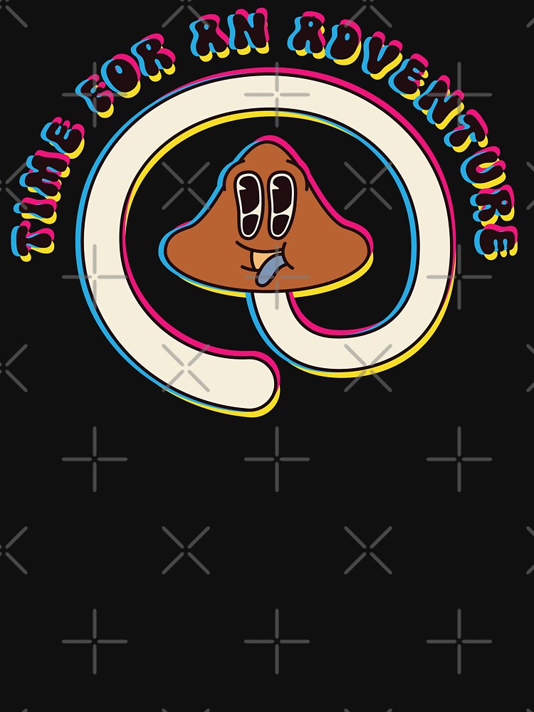 Time For An Adventure - Trippy Mushroom by MarkFiveDesign