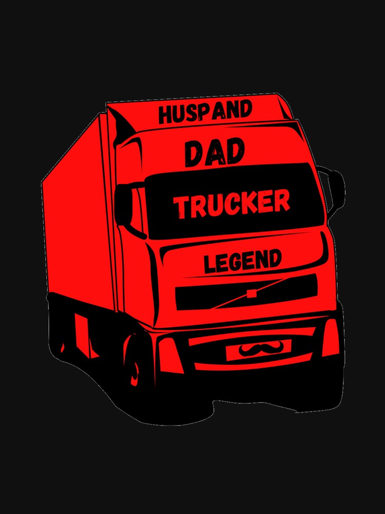 Husband Dad Trucker Legend Kids Toddler Pullover Hoodie by jounior ⭐⭐⭐⭐⭐