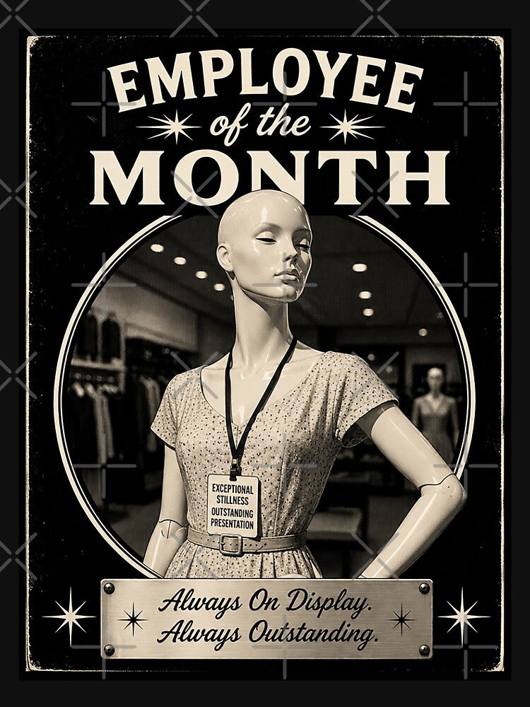 ⭐ COSMIC CORPORATE: Mid-Century Sci-Fi Workplace & Hospitality Collection ⭐ - Employee of the Month by WheelieGdArt