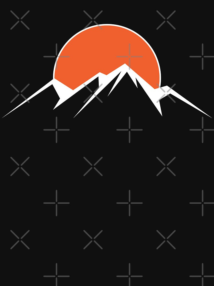 Mountain Minimal Sunset by ind3finite