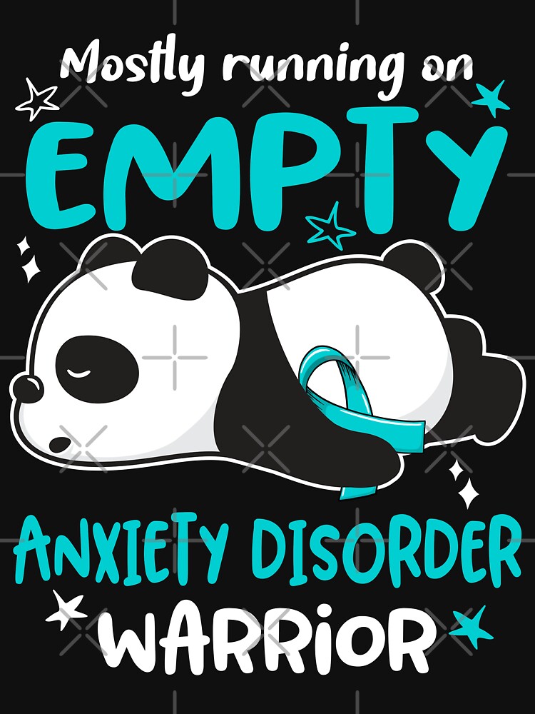 Anxiety Disorder Awareness Mostly Running On Empty Anxiety Disorder Warrior by GennieShop