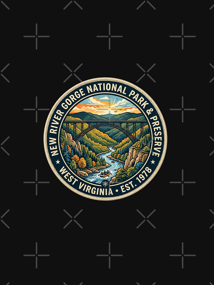 New River Gorge National Park & Preserve West Virginia by TulipaGraphics