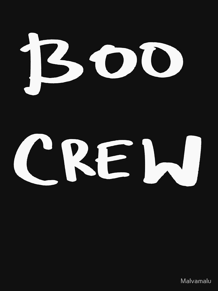 Boo crew-Funny Halloween tshirt by Malvamalu