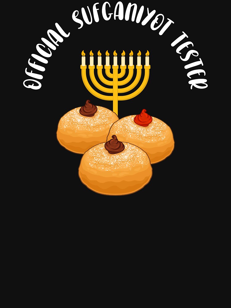Hanukkah Menorah Official Tester Sufganiyot graphic by jakehughes2015