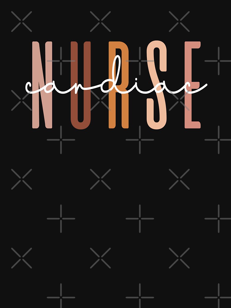 Black Strong Cardiac Nurse Melanin African Medical Nurses by JRRTs