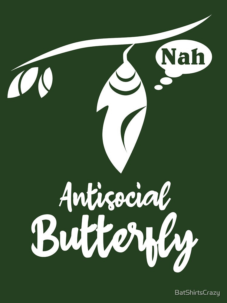 Antisocial Butterfly - Social Anxiety by BatShirtsCrazy