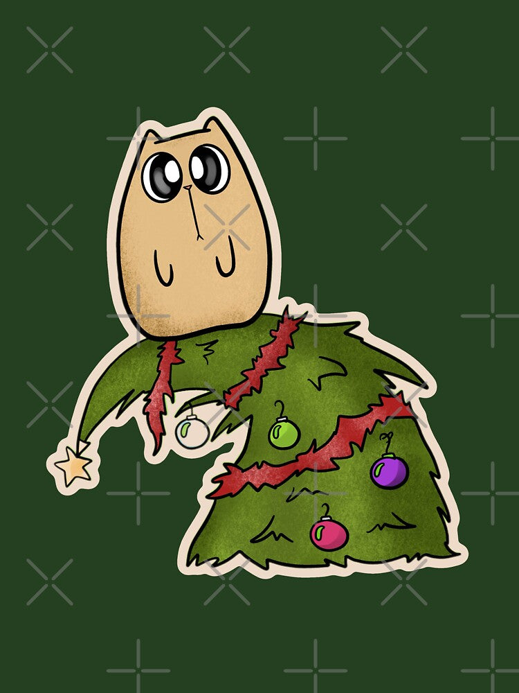 Cat in a Christmas Tree by MamaCsTees