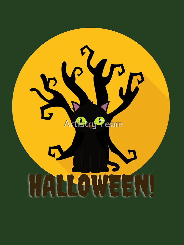 Black Cat Halloween Shirt Mask Halloween Shirt Mask Funny Halloween Mask  Black Cat Halloween Shirt Mask Halloween Shirt Mask Funny Halloween Mask by Artistry Team