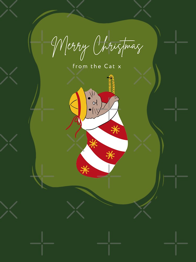 Merry Christmas From The Cat by mydoodlesateme