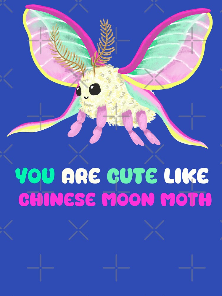 you are cute like chinese moon moth by Dailykindness