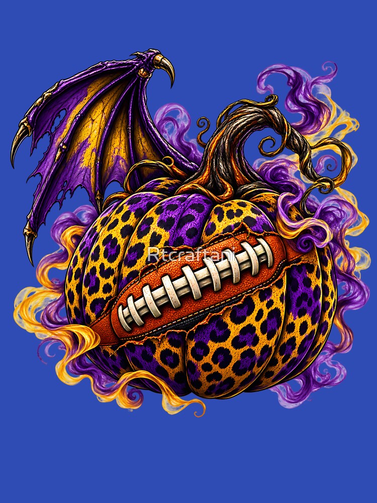 Football Pumpkin Cozy Fall Game Day Autumn Football Mom Halloween Sports by Rtcraftani