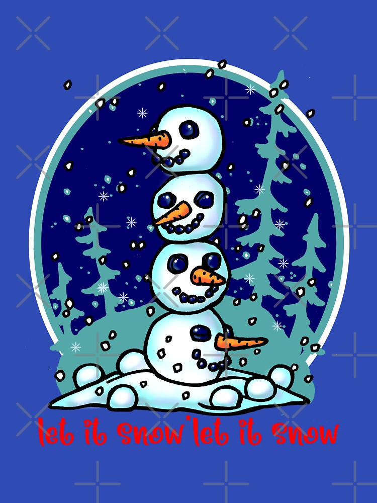 weird snowman   -7 by sandpiperstudio