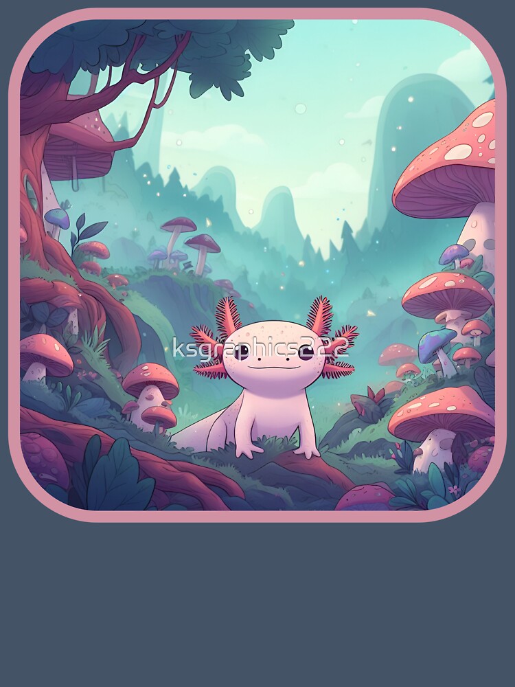 Axolotl Art #52 | Axolotl Lovers by ksgraphics222