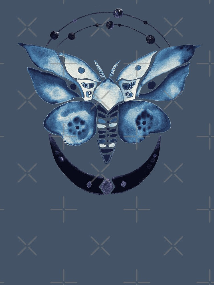 Ice blue crystal moon moth by Isabelle-T