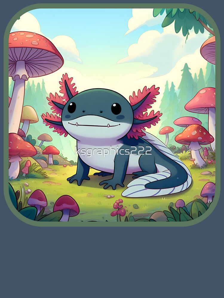 Axolotl Art #41 | Axolotl Lovers by ksgraphics222