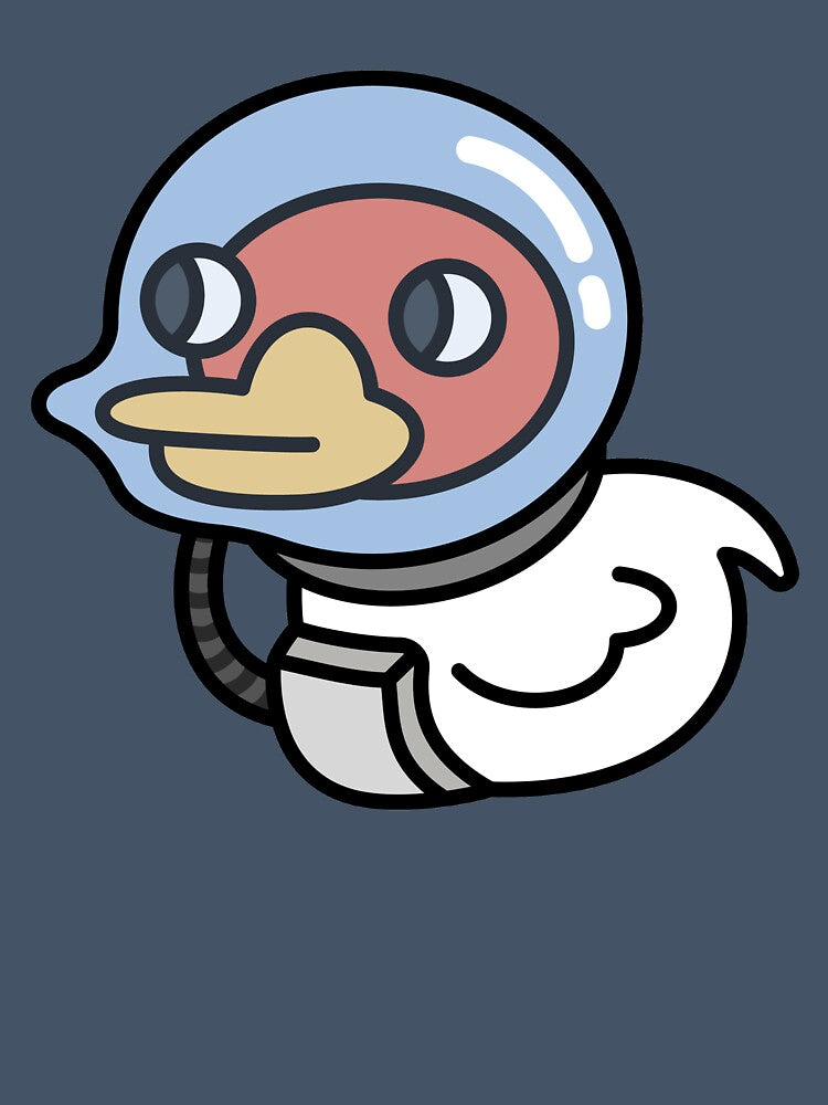 Astro Duck by SideQuestDoodles
