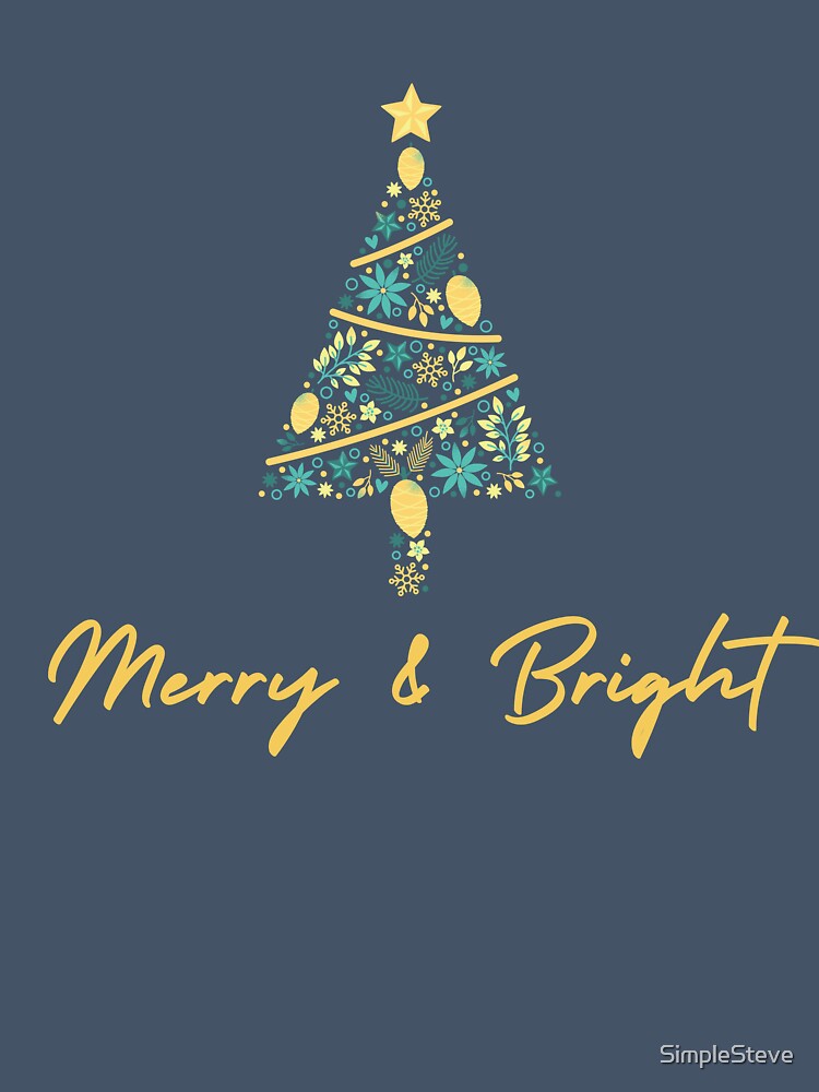 Merry and Bright Christmas Tree by SimpleSteve