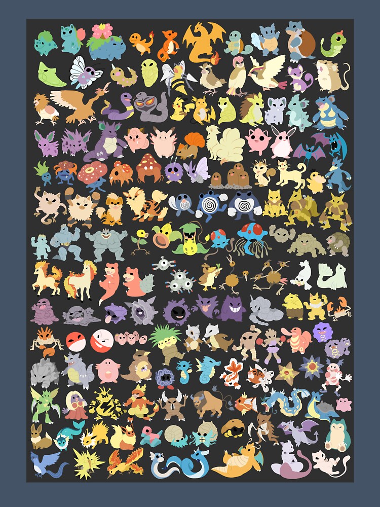 151 monsters by EsmaelJ