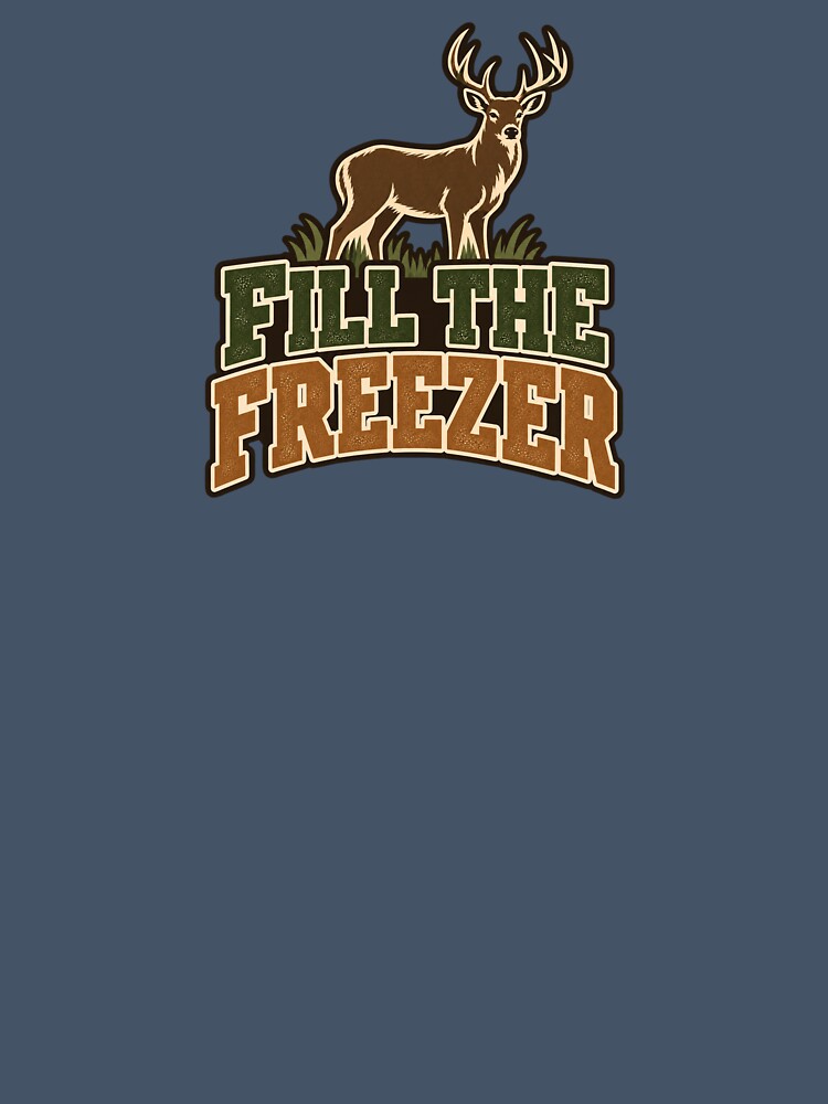 Fill the Freezer – Vintage Deer Hunting Design by EastEndTownie